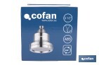 Rociador de ducha de alta presión con acabado en cromado que incluye filtro de 15 etapas | Rotación 360° | Fácil instalación y ahorro de agua - Cofan
