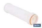 PACK DE 4 FILTROS DE REPUESTO PARA MANGO DE DUCHA | FILTRACIÓN MULTICAPA | SUAVIZA EL AGUA DURA Y ELIMINA IMPUREZAS | MEDIDAS: 9,5 X 2,6 CM