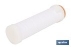 Pack de 4 filtros de repuesto para mango de ducha | Filtración multicapa | Suaviza el agua dura y elimina impurezas | Medidas: 9,5 x 2,6 cm - Cofan