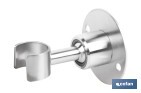 SOPORTE DE DUCHA PARA PARED | MATERIAL: ACERO INOXIDABLE | DIÁMETRO: 5,5 CM | FÁCIL INSTALACIÓN | DISPONIBLE EN DOS ACABADOS DIFERENTES