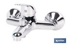 GRIFO MONOMANDO PARA BAÑERA CON ACABADO CROMADO | INCLUYE CARTUCHO CERÁMICO DE 40 MM | GAMA ÖLFUS
