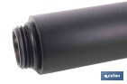 Tubo alargador de ducha de acero inoxidable | Diámetro exterior: Ø24 mm | Disponible en diferentes acabados y longitudes - Cofan