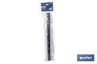 Tubo alargador de ducha de acero inoxidable | Diámetro exterior: Ø24 mm | Disponible en diferentes acabados y longitudes - Cofan