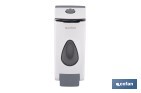 Dosificador de jabón líquido | Capacidad: 600 ml | Material: ABS resistente | Apto para uso comercial | Disponible en dos colores - Cofan