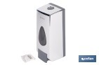 Dosificador de jabón líquido | Capacidad: 600 ml | Material: ABS resistente | Apto para uso comercial | Disponible en dos colores - Cofan