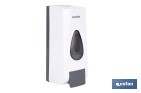 Dosificador de jabón líquido | Capacidad: 600 ml | Material: ABS resistente | Apto para uso comercial | Disponible en dos colores - Cofan