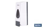 Dosificador de jabón líquido | Capacidad: 600 ml | Material: ABS resistente | Apto para uso comercial | Disponible en dos colores - Cofan