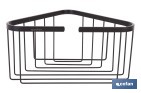  Panier de Salle de Bain | D'Angle | Fabriqué en Acier Inoxydable 304 - Cofan
