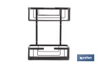 Cesta de ducha doble para baño | Organizador daño con fijación a pared | Disponible en 2 acabados - Cofan