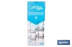 Cesta de ducha doble colgante de acero inoxidable 304 con 2 niveles | Disponible en dos acabados - Cofan