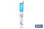 Toallero para mueble de baño con longitud de 36 cm. Dos acabados diferentes. - Cofan