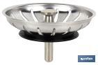 Sink Strainer Plug | 304 Stainless Steel | Kandy Model | Universal Strainer Plug - Cofan