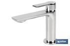 Single-Handle Basin Mixer Tap | Size: 25mm | Matheson Model | Brass with Chrome-Plated Finish - Cofan