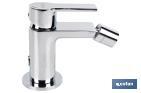 Single-Handle Bidet Mixer Tap | Size: 25mm | Matheson Model | Brass with Chrome-Plated Finish - Cofan