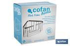 Cesta de Baño | Rinconera | Fabricado en Acero Inoxidable 304 - Cofan