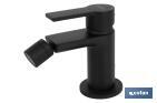 MISCELATORE MONOCOMANDO PER BIDET | RUBINETTERIA NERA | CARTUCCIA DA 25 MM