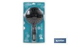 Hand-held shower head | Black bathroom fittings | 5 spray modes - Cofan