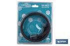 Shower hose | Black bathroom fittings | Size: 150cm - Cofan