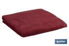 Set of 3 burgundy bath towels with 580g/m2 | Paris range | Set of bath towels made of 100% cotton - Cofan