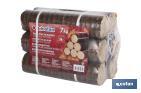 WOODEN BRIQUETTES FOR FIREPLACES AND BURNING STOVES | WEIGHT: 7KG | OPTIMUM COMBUSTION