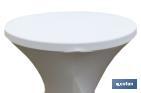 Table bar cover | Lycra | Ideal for cocktail parties, weddings, parties and decoration - Cofan