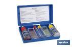 Kit con test de cloro y pH para piscinas | Medidor y analizador de agua - Cofan