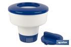 Dosificador de cloro flotante para piscinas en pastillas de 100 o 200 g - Cofan