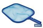 Leaf skimmer net for pools | Net with fine blue mesh | Size: 44 x 34cm - Cofan