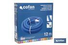 Manguera Autoflotante para Piscina Azul | Con Ø 3,8 cm de diámetro y 12 metros | Con 2 terminales - Cofan