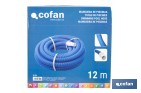 Tuyau de piscine flottant bleu | Avec un diamètre de Ø 3,8 cm et 12 mètres | Avec 2 terminaux - Cofan