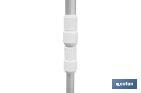 Pértiga Extensible de 100-300 cm para accesorios de limpieza de piscinas - Cofan
