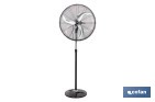 Ventilador de pie industrial con 3 velocidades | 3 aspas de aluminio, función de oscilación | Disponible en diferentes medidas y potencias - Cofan