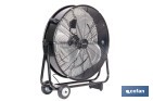 Ventilador industrial de suelo con 3 aspas | Potente motor con varias velocidades | Disponible en diferentes medidas y potencias - Cofan