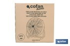 Ventilador industrial de suelo con 3 aspas | Potente motor con varias velocidades | Disponible en diferentes medidas y potencias - Cofan