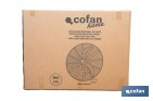 Ventilador de pared industrial con 3 velocidades | 3 aspas de aluminio, función de oscilación | Disponible en diferentes medidas y potencias - Cofan