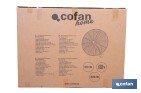 Ventilador de pared industrial con 3 velocidades | 3 aspas de aluminio, función de oscilación | Disponible en diferentes medidas y potencias - Cofan