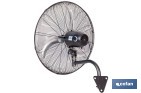 Ventilador de pared industrial con 3 velocidades | 3 aspas de aluminio, función de oscilación | Disponible en diferentes medidas y potencias - Cofan