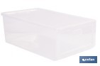 ZAPATERO APILABLE TRANSPARENTE | ORGANIZADOR DE ZAPATOS | MEDIDAS: 35,5 X 24,5 X 13,5 CM