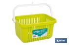 CESTA PARA PINZAS DE ROPA CON COLGADOR | ALMACENAMIENTO PARA COLADA | DISPONIBLE EN DIFERENTES COLORES