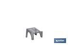 Organizador de zapatos en color gris | Pack de 4 sorportes apilables para maximizar el espacio - Cofan