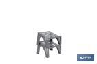 Organizador de zapatos en color gris | Pack de 4 sorportes apilables para maximizar el espacio - Cofan