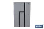 Organizador de cubiertos con separadores para cajón | Cubertero con 8 compartimentos y separadores modulares | Color: gris | Material: polipropileno - Cofan