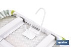 Tabla de planchar de sobremesa | Compacta y ligera | Ideal para viajes y espacios reducidos | Superficie de planchado: 74 x 33 cm - Cofan