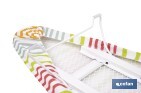 Tabla de planchar de sobremesa | Compacta y ligera | Ideal para viajes y espacios reducidos | Superficie de planchado: 74 x 33 cm - Cofan