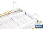 Tabla de planchar de sobremesa | Compacta y ligera | Ideal para viajes y espacios reducidos | Superficie de planchado: 74 x 33 cm - Cofan