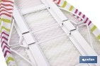 Tabla de planchar de sobremesa | Compacta y ligera | Ideal para viajes y espacios reducidos | Superficie de planchado: 74 x 33 cm - Cofan
