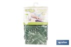 Funda acolchada para tabla de planchar con estampado de ramas verdes | Tamaño universal | Material: 100 % algodón | Refleja el vapor | Medidas: 135 x 53 cm - Cofan