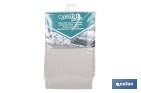Cushioned ironing board cover | Colour: metallic grey | Material: 100% cotton | Reflects steam | Available in two different sizes - Cofan