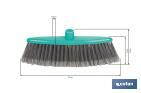 Cepillo de barrer plumado | Color: Verde agua - Cofan