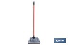 Recogedor metálico | Chapa galvanizada | Palo de rosca incluido | Durabilidad y limpieza profesional | Medidas: 83 x 24 cm - Cofan
